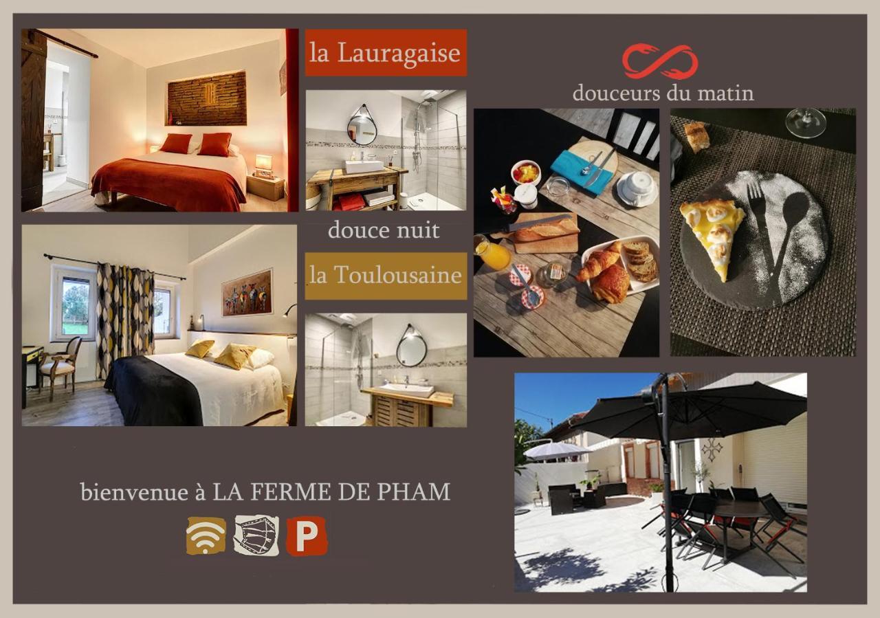 La Ferme De Pham Bed & Breakfast Belberaud ภายนอก รูปภาพ